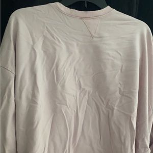 Terra & Sky Pink Side Slit Sweatshirt